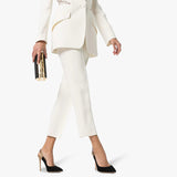 kamames Large-Size Handmade Single Shoes With Pointed And Thin Heels And Black Yangjing Party Exposed Heels