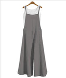 kamames EBay Hot Sale Foreign Trade HOTan and NEWn Women's Clothing Loose One-Piece Wide-Leg Pants Casual Jumpsuit