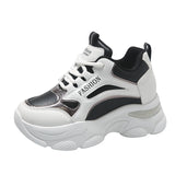 kamames kamames Version Of The Thick Platform Small White Shoes 2024 Spring Fashion New Dad Shoes Female Ins Tide Increased Casual Sports Single Shoes Female