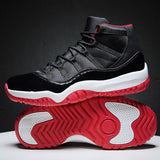 Men Breathable Basketball Shoes Man's Shockproof High Top Sneakers Cushioning Sport Shoes Outdoor Training Jordan Ankle Boots