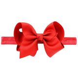 1 PCS Newborn Kids Headband Bows Grosgrain Ribbon Bow Elastic Headwear Headbands Hair Bands DIY Hair Accessories 608