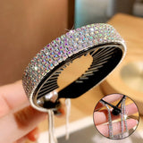 New Women Elegant Luxury Rhinestone Tassel Ponytail Hair Claws Lady Sweet Meatball Hair Clips Headband Fashion Hair Accessories