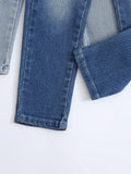 3pcs/Set Young Girl Basic Comfortable Stretchy Jean For Everyday Casual Wear