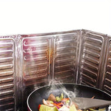 [Hot Selling] 1pc Aluminum Foil Kitchen Splatter Guard - High-Temperature Resistant, Non-Food Grade Metal Oil Baffle for Cooking & Stove Protection