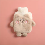 Cute Rabbit Plush Hand Warmer - Reusable, Washable PVC Hot Water Bottle for Cozy Winter Comfort