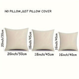 2pcs Contemporary Style Christmas Throw Pillowcases, 16x16/18x18/20x20 Inches, Red with Shiny Golden Balls, Zippered Cushion Covers for Sofa, Bed, Home & Kitchen Decor, Polyester, Machine Washable