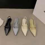 kamames kamames Shoes 2023 New Spring And Summer Pointed Temperament Small Single Shoes