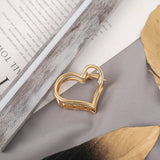 New Women Girls Cute Heart Hollow Geometric Gold Alloy Hair Claws Sweet Headband Hair Clips Hairpins Fashion Hair Accessories