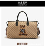 kamames kamames Travel Bag Dry And Wet Separation Men And Women Short Distance One Shoulder Hand Matching With Trolley Box Independent Shoe Compartment Sports Fitness