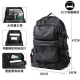 KAMAMES INS New Trendy Casual Backpack Men's Large Capacity Travel Backpack College Students Bag Trendy Brand Computer Bag Women