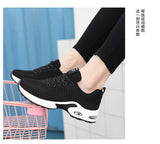 kamames Spring Korean Casual Fashion Hollow Mesh Flying Woven Air Cushion Outdoor Sports Low-Top Hiking Running Shoes