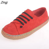 kamames New Spring Women Flats Shoes Loafers Round Toe Wide Shallow Slip-on Casual Lady Flats Shoes Oxford Shoes For Women