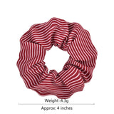 4 inch Women Printed Scrunchie Elastic Hair Bands For Girls Ponytail Holder Rubber Band Hair Rope Headwear Hair Accessories