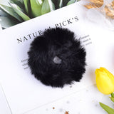 2022 New Winter Plush Scrunchies Women Girls Imitation Mink Elastic Hair Rubber Bands Accessories Tie Hair Ring Holder Headdress