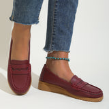 kamames kamames Doudou Shoes For Women In Summer 2023 Round Head Flat-Bottomed Simple Casual Mother Shoes