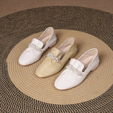 kamames kamames 2023 New Fashion Soft Bottom Flat Fairy Two Wear Plus Size Single Shoes Bean Shoes Women's Shoes