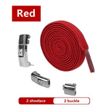 kamames Man Lace-free Rope Elastic shoelace Men Women Flats Buckle Press Fixer Sneaker Laces Adult Widened Flat Shoelace for Shoes
