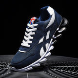 kamames Men Sneakers Breathable Running Shoes Outdoor Sport shoes Fashion Comfortable Casual Couples Gym Shoes Lace Up Flats