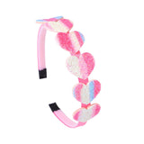 2022 Fashion Girls Glitter Hair Bands Cute Colors Hair Hoop Hairbands Lovely Bow Stars Headbands For Kids Gifts Hair Accessories