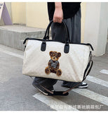 kamames kamames Travel Bag Dry And Wet Separation Men And Women Short Distance One Shoulder Hand Matching With Trolley Box Independent Shoe Compartment Sports Fitness