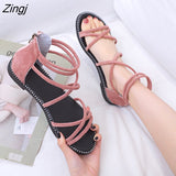 kamames Women Sandals 2023 Summer Shoes Woman Flat Sandals Beach Shoes sandalias mujer chaussures femme sandalet