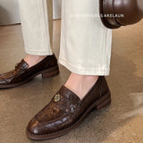 kamames kamames Loafers Versatile Round Head Single Shoes Women Spring 2024 New One Foot Pedal Lazy Shoes
