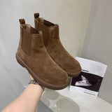 kamames kamames Slim And Comfortable ~ Casual Platform Snow Boots Women's Low-Slip Cotton Boots And Fluffy Shoes