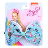 JOJO Bows Jojo Siwa Rainbow Printed Knot Ribbon Bow For Girls Handmade Boutique Hair Clip Children Hair Accessories