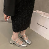 kamames kamames Women's Shoes 2023 New Summer French Night Black Spring And Autumn Single Shoes