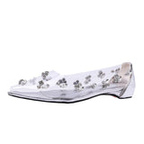 kamames kamames High Heels Women 2024 Summer New Pointed Silver Women's Shoes Transparent Temperament Fine Heel Single Shoes Women