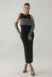 kamames Hazada Knitted Dress - Black