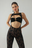 kamames Lucretia Lace Cutout Jumpsuit Set