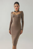 kamames Glylah Mesh Midi Dress