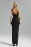 kamames Natalya Diamante-Embellished Maxi Bandage Dress