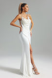 kamames Jayne Pearl Hight Slit Maxi Dress