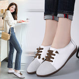 kamames Shoes Woman Spring Ladies Shoes Non-slip Flats Lace Up Sneakers Women Oxford Shoes Plus Size Moccains zapatos de mujer