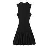 kamames New Balloon Version Rib Slim Dress With Bare Back 0085361