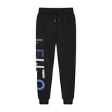 Mens Joggers Pants Autumn Men Sportswear Drawstring Casual Tracksuit Sweatpants Trousers Black white designer Jogger Pants