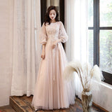 18-Year-old Bar Mitzvah Girl Dress Elegant Hosting Broadcasting Art Exam Clothing Female Vocal Art Exam Dress Bel Canto Solo
