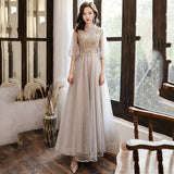 18-Year-old Bar Mitzvah Girl Dress Elegant Hosting Broadcasting Art Exam Clothing Female Vocal Art Exam Dress Bel Canto Solo