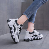 kamames kamames Version Of Web Celebrity Fashion Dad Shoes Female 2024 Spring And Summer Leisure Sports Shoes Female Thick Platform Retro Student Running Shoes