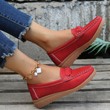 kamames kamames Pea Shoes Women's Spring Style 2023 New Light-Mouth Flat-Heeled Single-Color Shoes Women Women Shoes