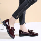 kamames kamames Size Small Leather Shoes Korean Version Summer Shoes With Skirt Single Shoes Female Low Top Casual Shoes Grandma Shoes