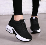 kamames Women Lightweight Sneakers Vulcanize Shoes Outdoor Sport Shoes Breathable Mesh Comfort Casual Shoes Air Cushion Lace Up