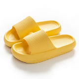 Women Thick Platform Slippers Summer Beach Eva Soft Sole Slide Sandals Leisure Men Ladies Indoor Bathroom Anti-slip Shoes