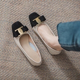 kamames kamames Fragrant Wind Thick Heel Single Shoes Female 2024 Spring And Autumn New Temperament Commuter Wind Spell Color Shallow French High Heels