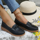 kamames kamames Pea Shoes Women's Spring Style 2023 New Light-Mouth Flat-Heeled Single-Color Shoes Women Women Shoes