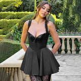 kamames Summer 2024 New Fashion Women's Wear Elegant Hip Skirt Retro Style Sexy Dress Women