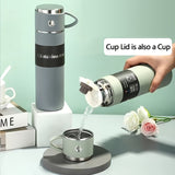 1pc 16.91oz/500ml Double Wall Vacuum Mug, 316 Stainless Steel Cup, Thermal Coffee Mug With Lid, Coffee Pot, Keep Beverages Hot For 10 Hours, Cold For 20 Hours