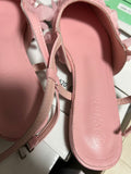 kamames kamames 2023 Petals Pointed Head With Buckle Flat Shoes Female Fairy Wind Head Flat Shoes Low Heel Small Fresh Sandals Female